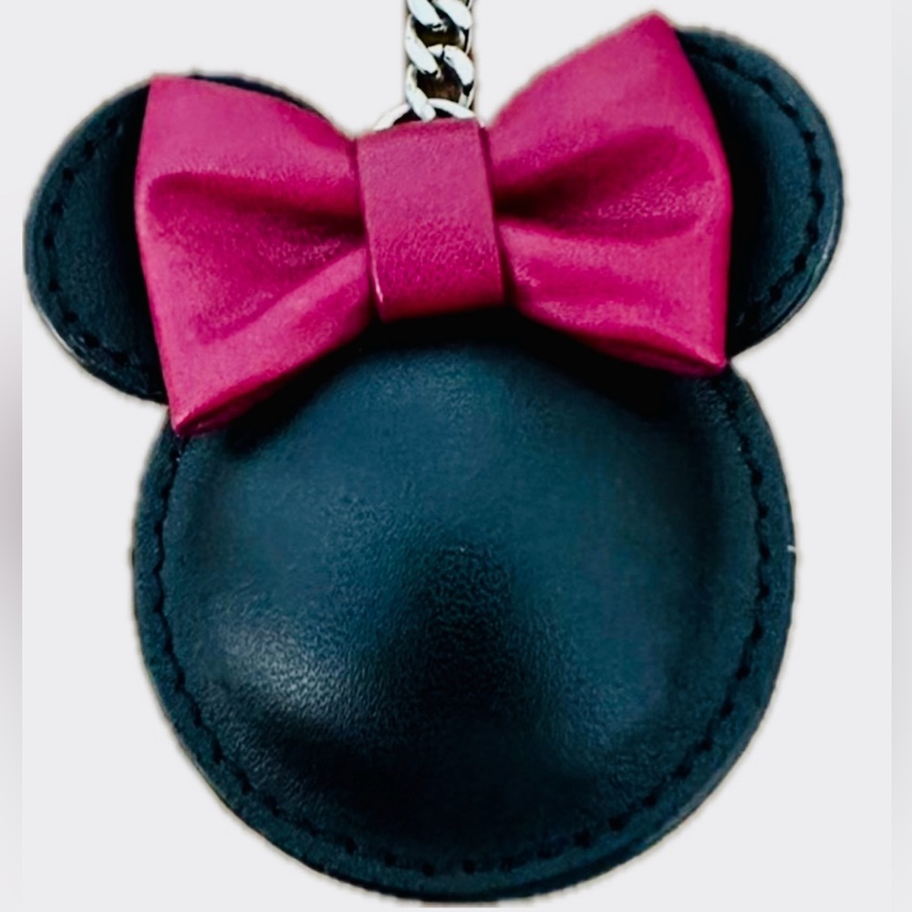 Kate Spade Disney Minnie Mouse Keychain bag Charm w dustbag NWOT - Picture 9 of 13